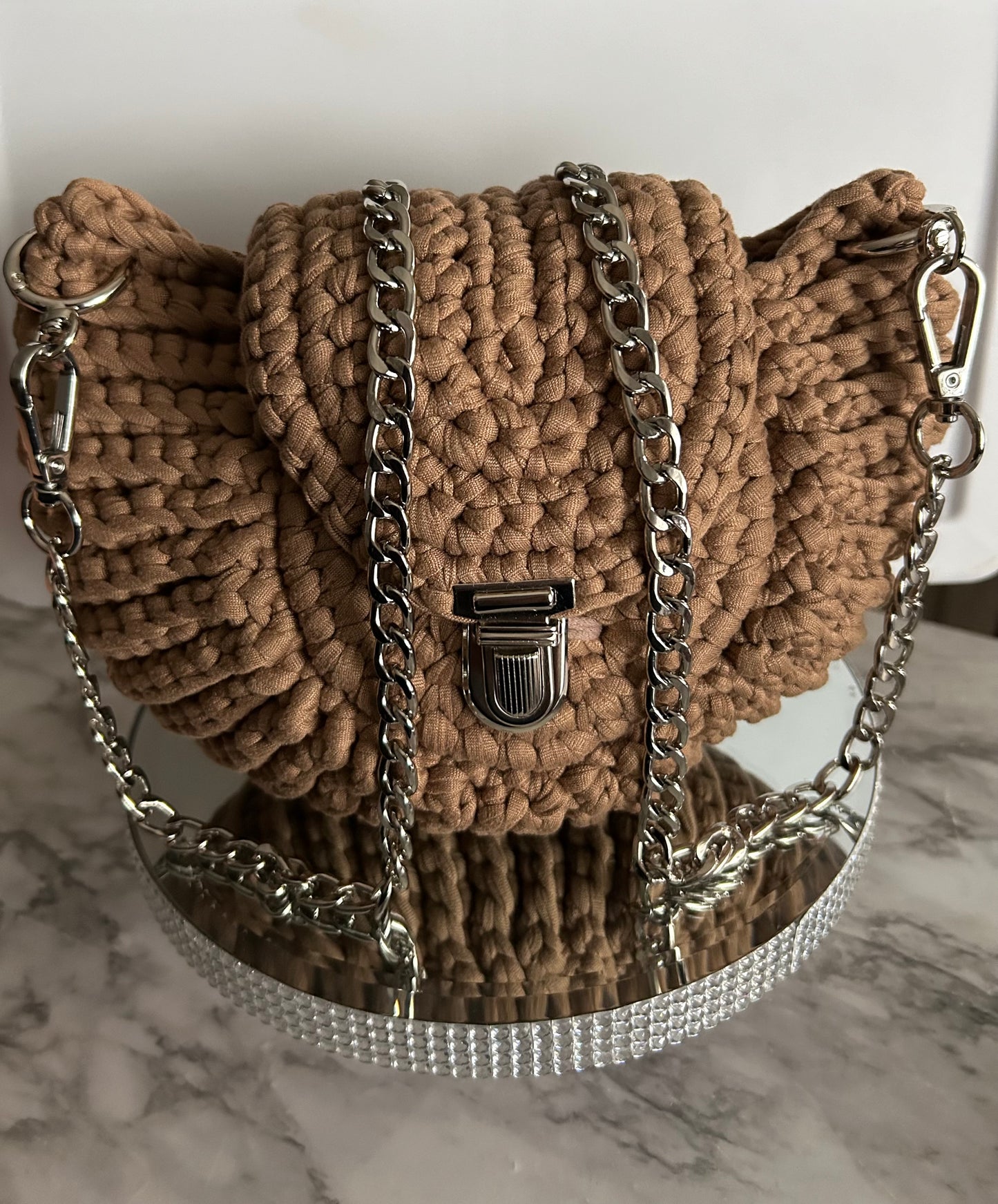 Crochet handbag
