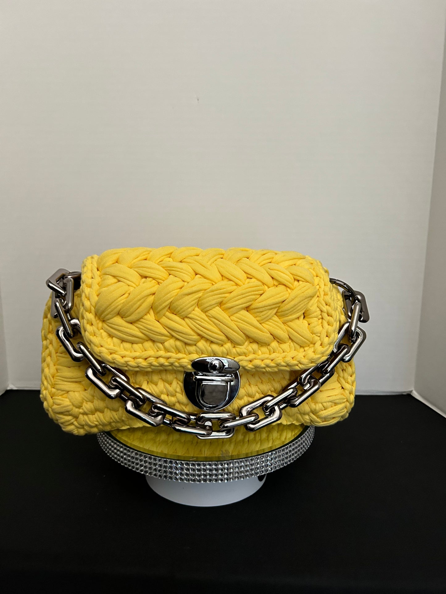 Crochet handbag