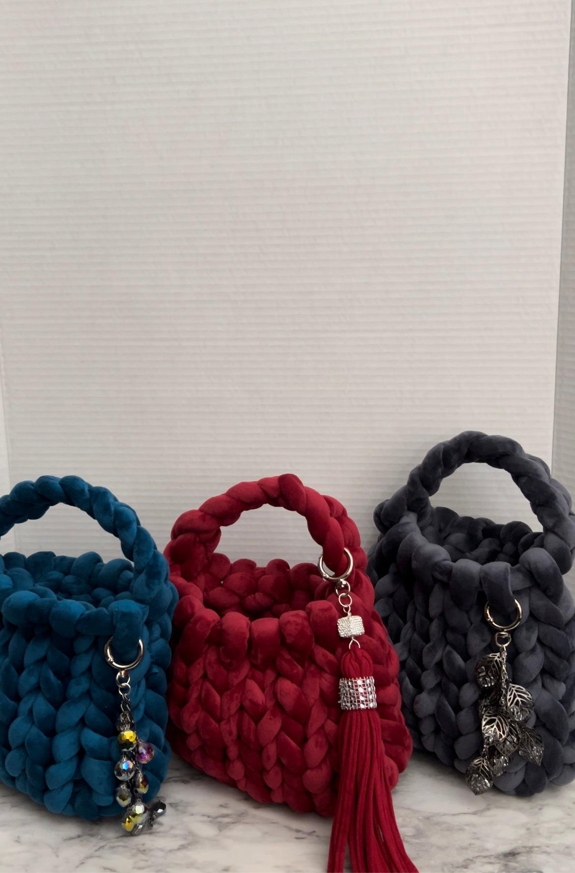 Crochet handbag