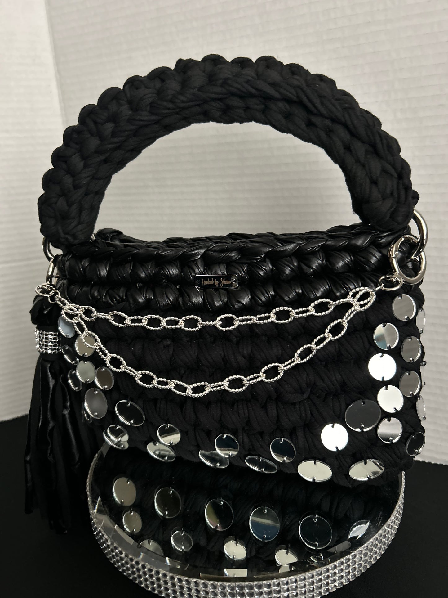 Crochet handbag